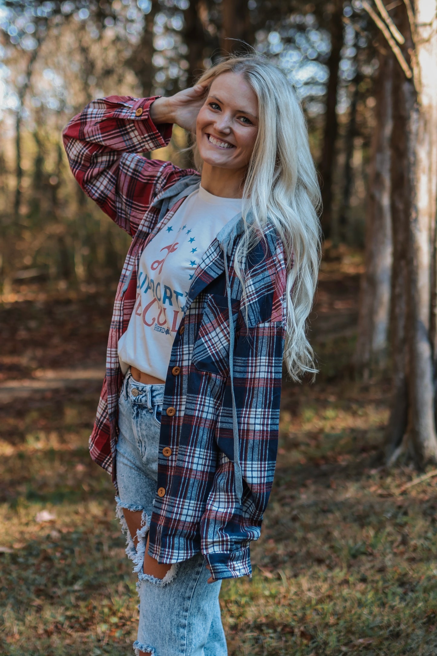 Support Blue Collar Tee