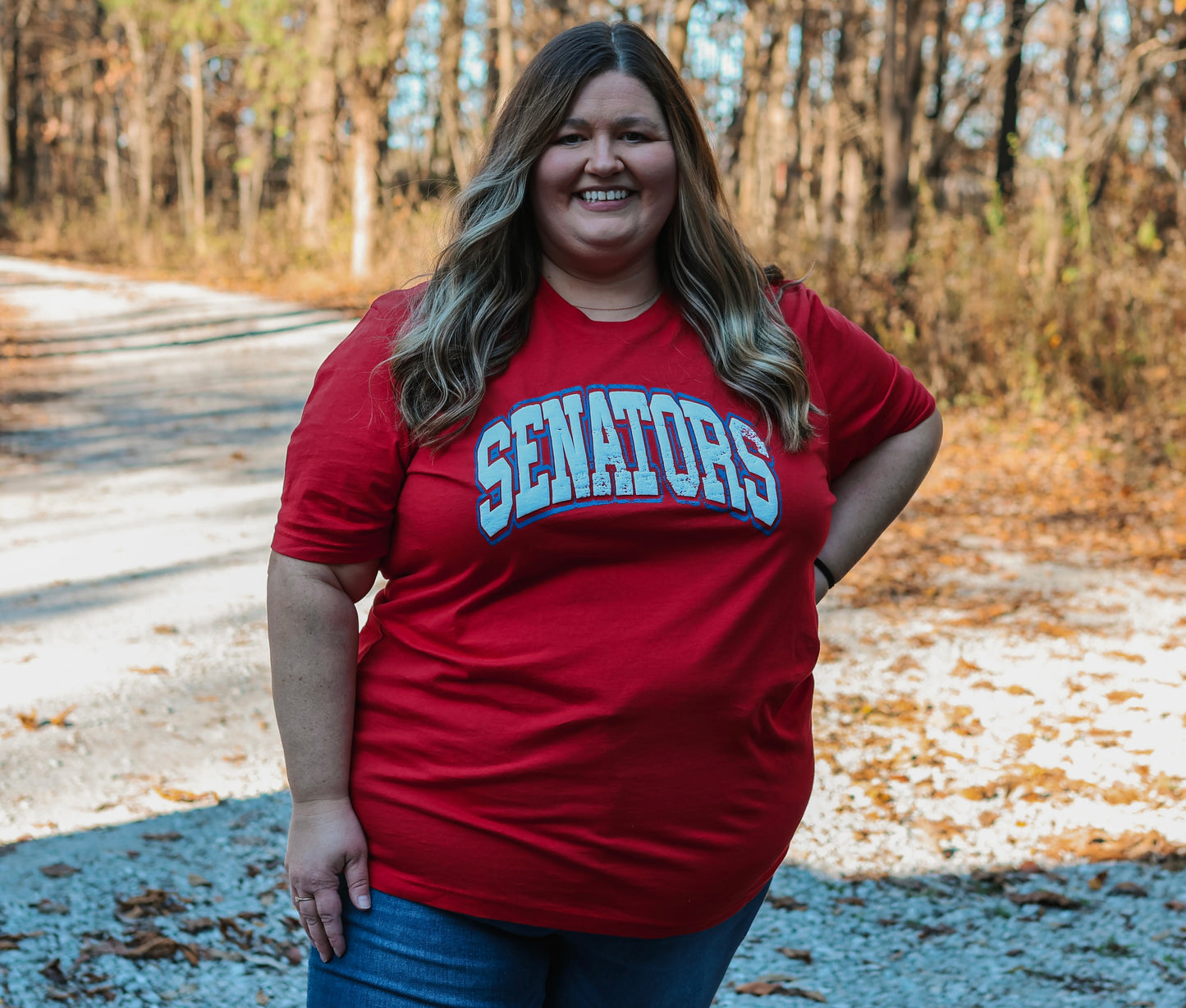Senators Puff Tee {Red}