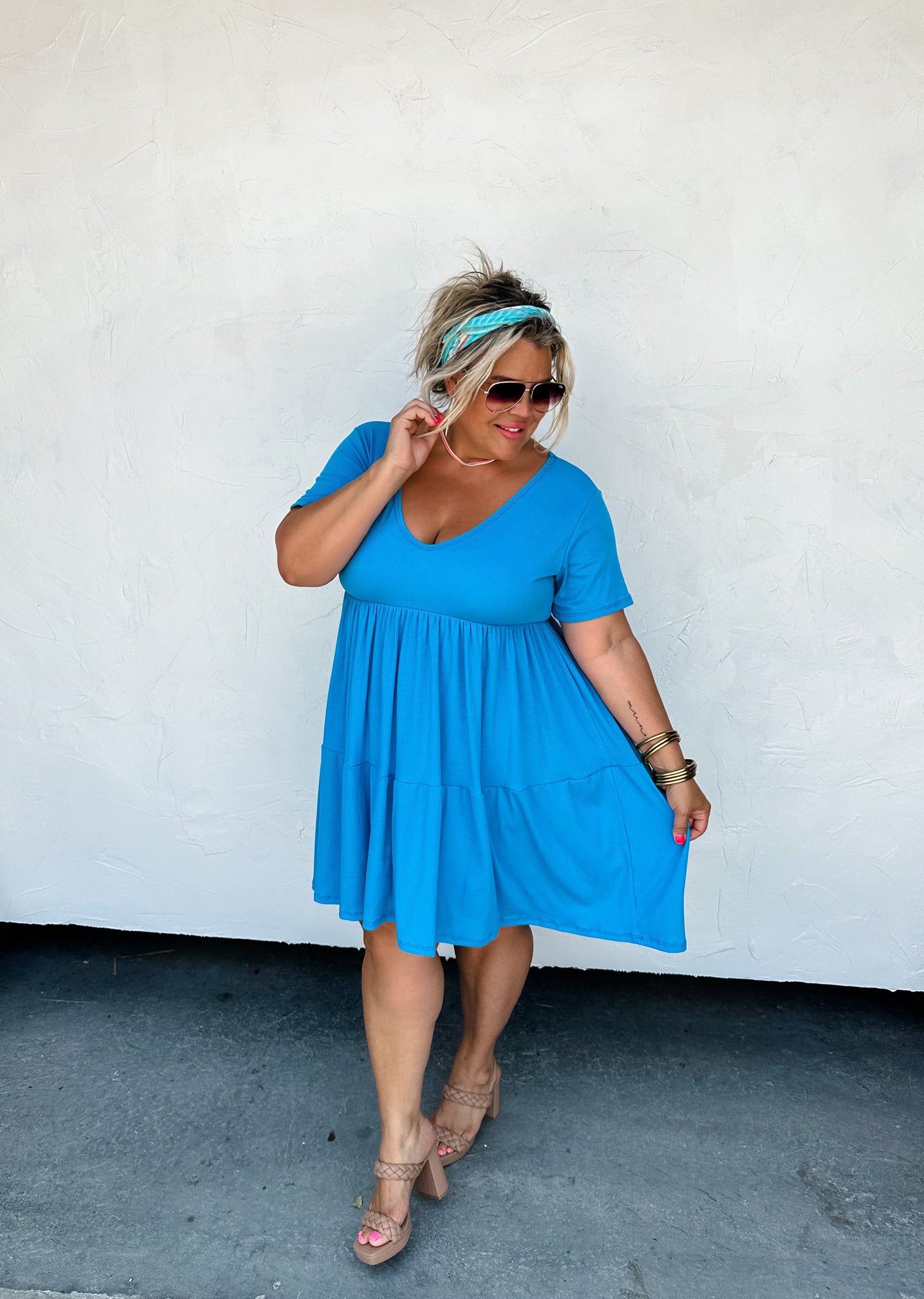 The Stormi Ribbed Dress {2 Colors}