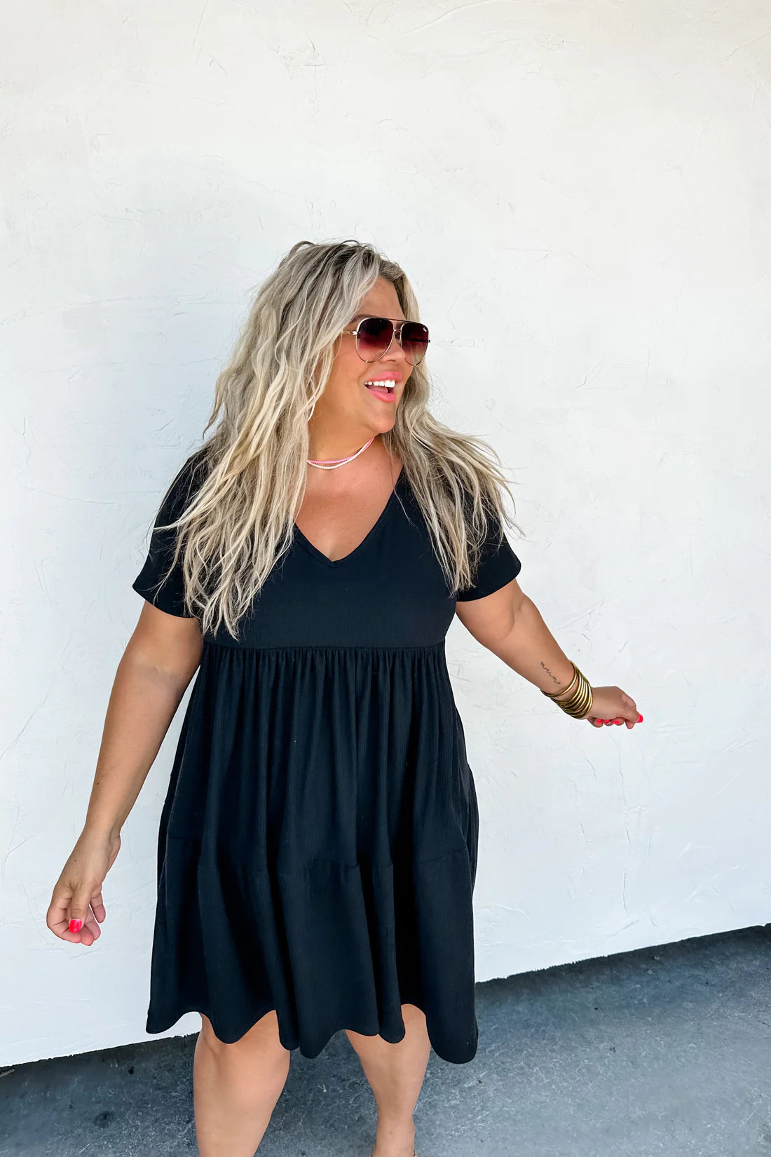 The Stormi Ribbed Dress {2 Colors}