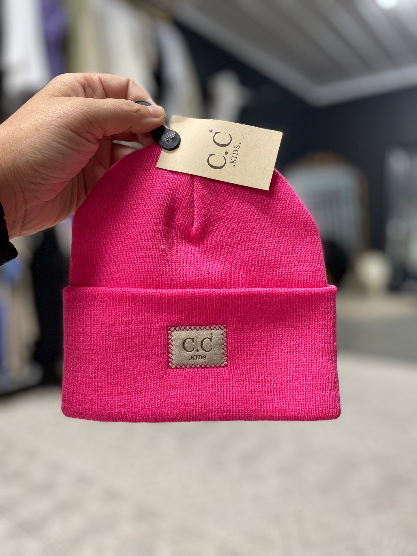 Pink Classic Beanie {Kids}
