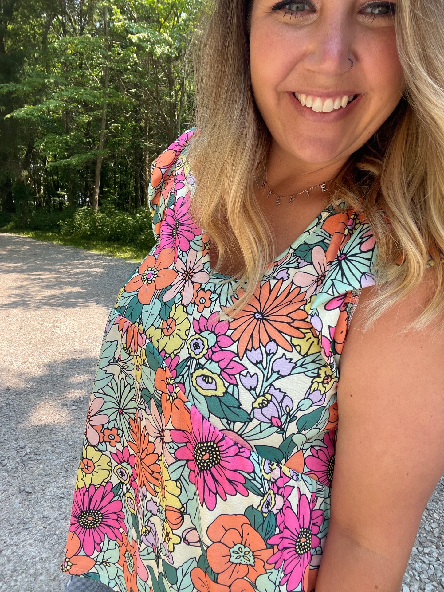 A Little More Summertime Babydoll Top