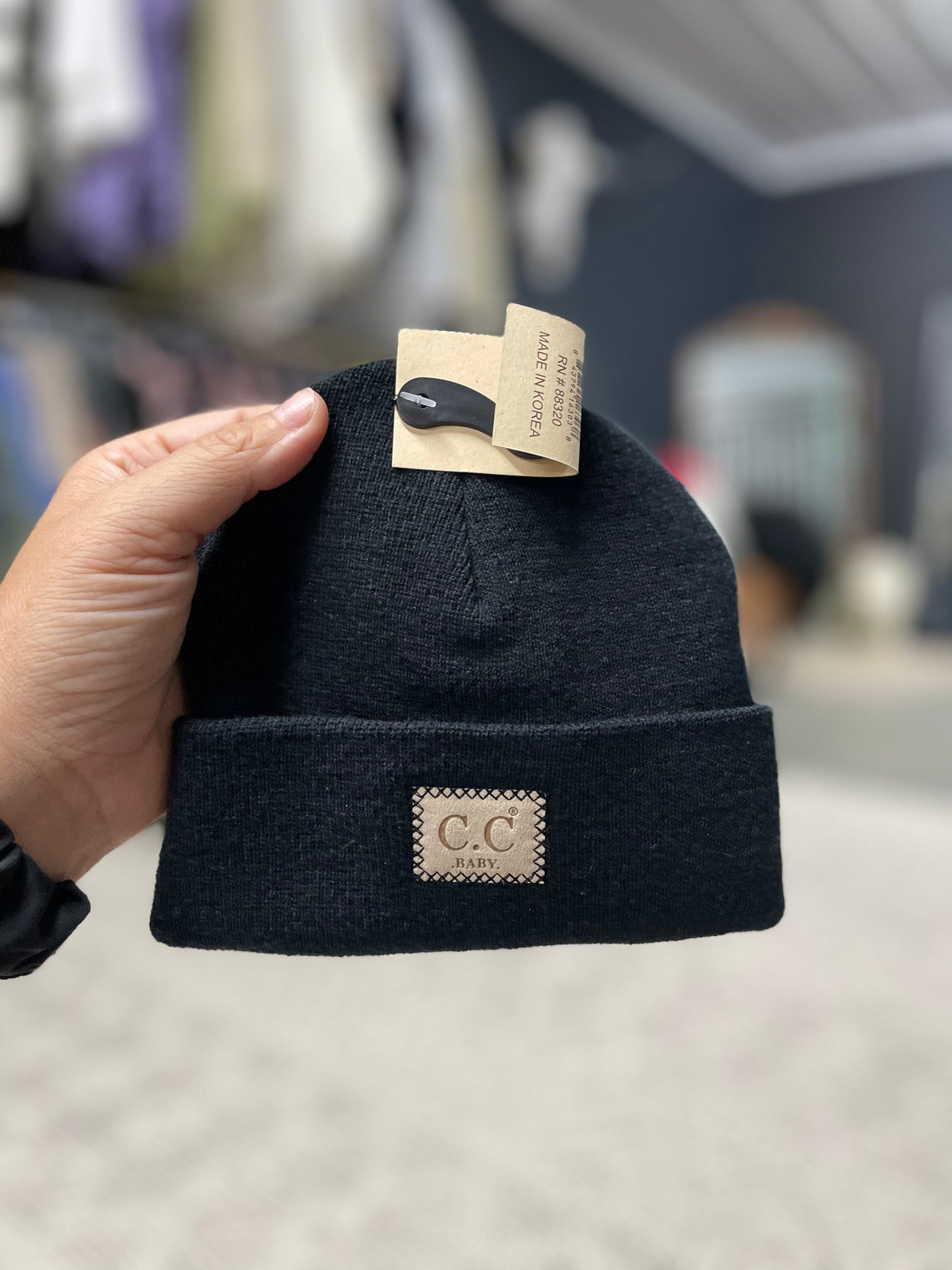 Black Classic Beanie {Baby}