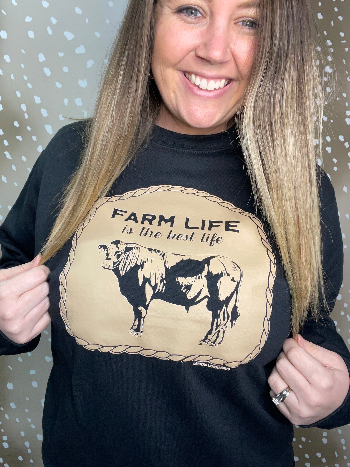 Farm Life Is The Best Life Crewneck Sweatshirt